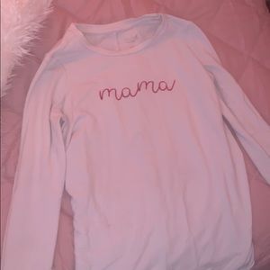 Maternity long sleeve sweatshirt